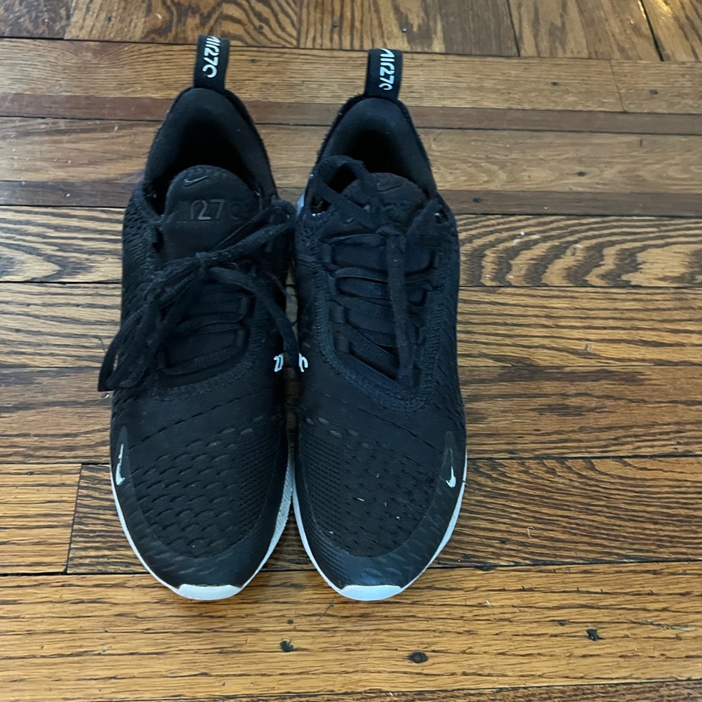 Nike Black and White Zoom Running Sneakers